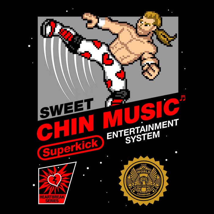 Sweet Chin Music Men's Apparel - Adult & Kids T-Shirts, Sweatshirts & Hoodies apparel design preview 2