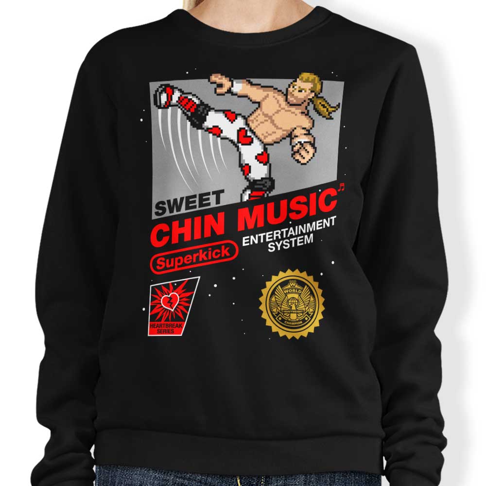 Sweet Chin Music - Adult & Kids T-Shirts, Sweatshirts & Hoodies apparel design preview 1
