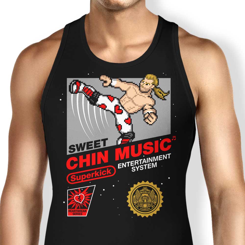 Sweet Chin Music Tank Top - Adult & Kids T-Shirts, Sweatshirts & Hoodies apparel design preview 1