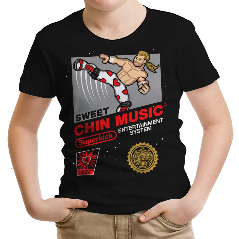 Sweet Chin Music Youth Apparel - Adult & Kids T-Shirts, Sweatshirts & Hoodies apparel design preview 1