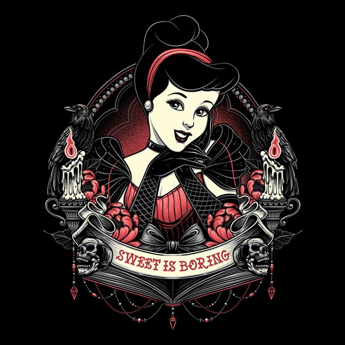 Sweet is Boring Coasters - Adult & Kids T-Shirts, Sweatshirts & Hoodies apparel design preview 1