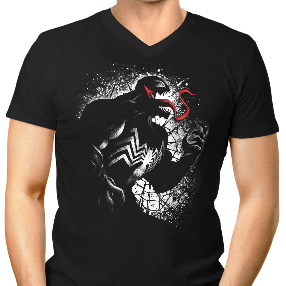 Symbiote and Host Men's V-Neck - Adult & Kids T-Shirts, Sweatshirts & Hoodies apparel design preview 1