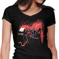 Symbiote Hunt Women's V-Neck - Adult & Kids T-Shirts, Sweatshirts & Hoodies apparel design preview 1