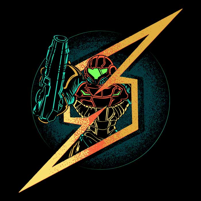 Symbol of Samus Women's Apparel - Adult & Kids T-Shirts, Sweatshirts & Hoodies apparel design preview 2