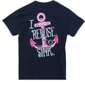 SALE Bjaxx Refuse to Sink Anchor Navy Christian - Adult & Kids T-Shirts, Sweatshirts & Hoodies apparel design preview 1