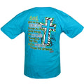 Bjaxx Serenity Zebra Cross Turquiose Christian Girlie - Adult & Kids T-Shirts, Sweatshirts & Hoodies apparel design preview 1