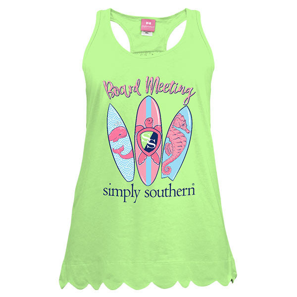 SALE Simply Southern Preppy Surf Boards Tank Top - Adult & Kids T-Shirts, Sweatshirts & Hoodies apparel design preview 1
