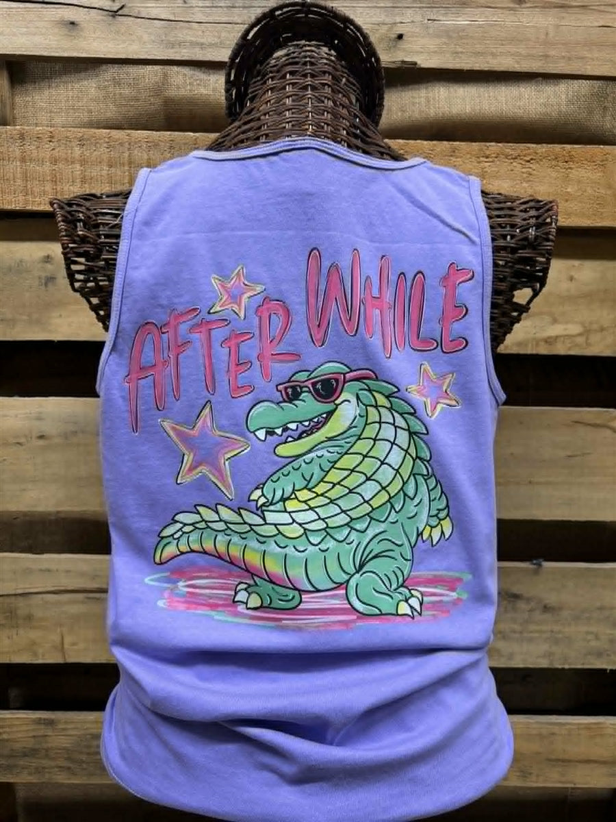 Southern Chics Later Gator Comfort Colors Tank Top - Adult & Kids T-Shirts, Sweatshirts & Hoodies apparel design preview 2