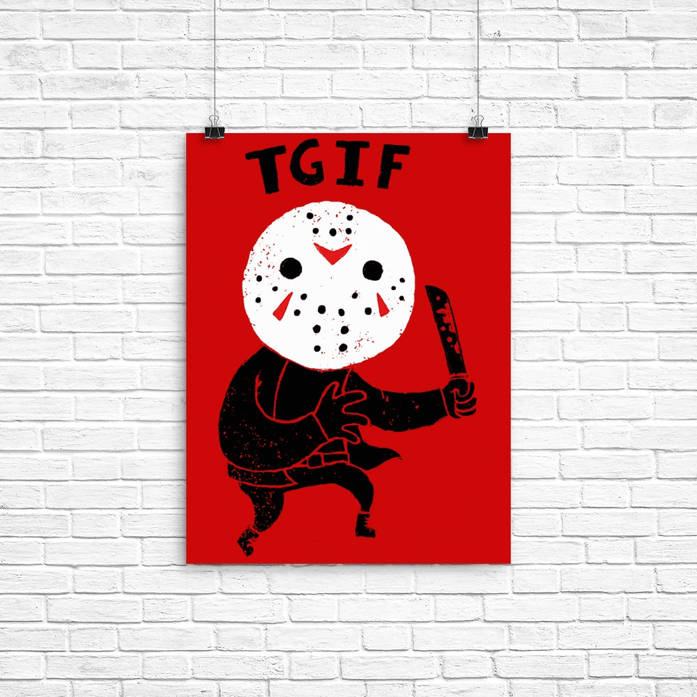 TGIF Poster - Adult & Kids T-Shirts, Sweatshirts & Hoodies apparel design preview 1