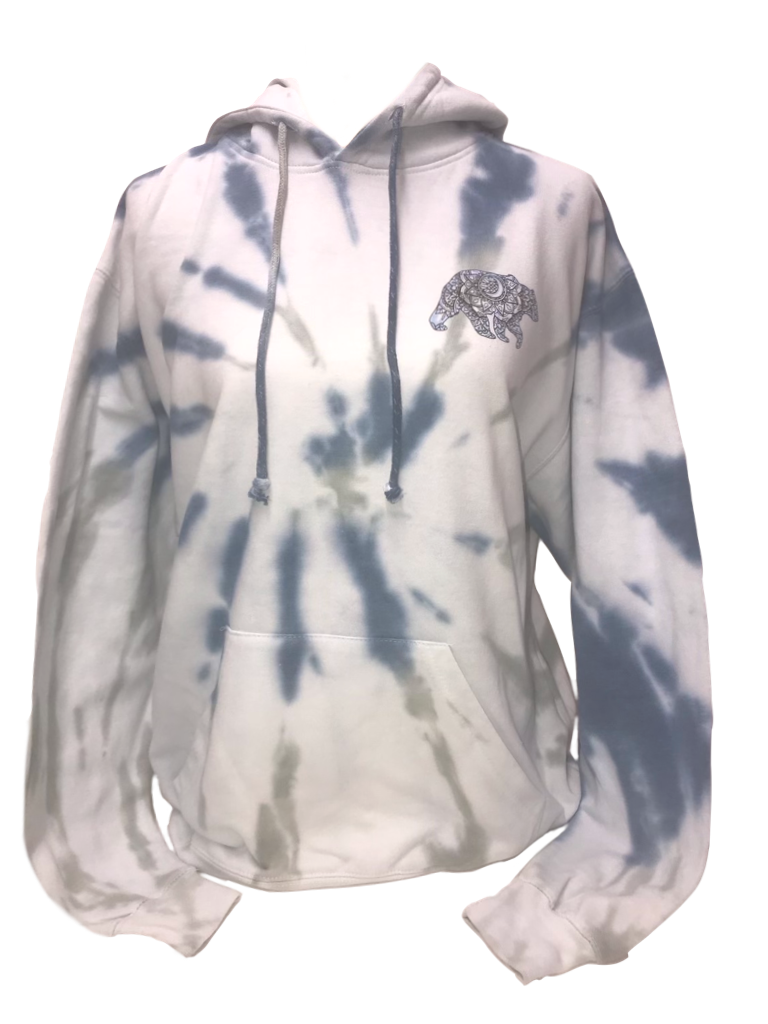Southern Attitude Tortuga Moon Mandala Bear Tie Dye - Adult & Kids T-Shirts, Sweatshirts & Hoodies apparel design preview 2