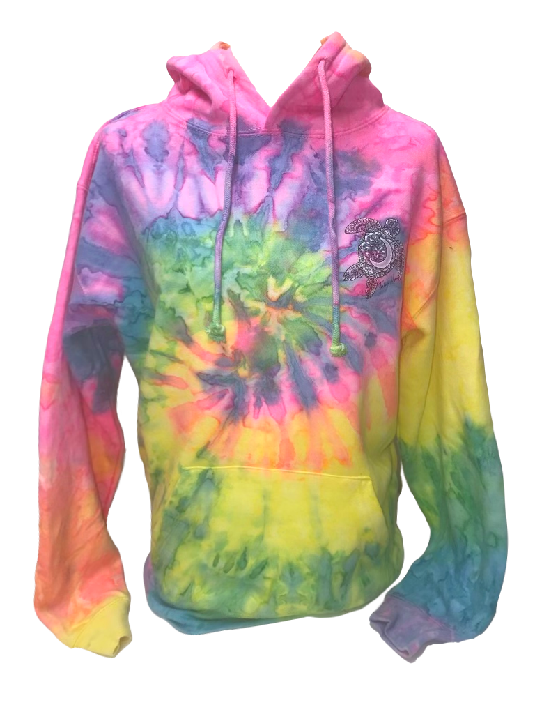Southern Attitude Tortuga Moon Turtle Tie Dye - Adult & Kids T-Shirts, Sweatshirts & Hoodies apparel design preview 2