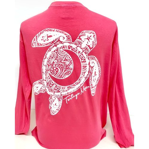 Southern Attitude Tortuga Moon Big Comfort Colors - Adult & Kids T-Shirts, Sweatshirts & Hoodies apparel design preview 2