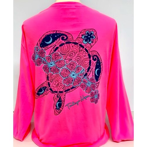 Southern Attitude Tortuga Moon Flower Turtle Comfort - Adult & Kids T-Shirts, Sweatshirts & Hoodies apparel design preview 1