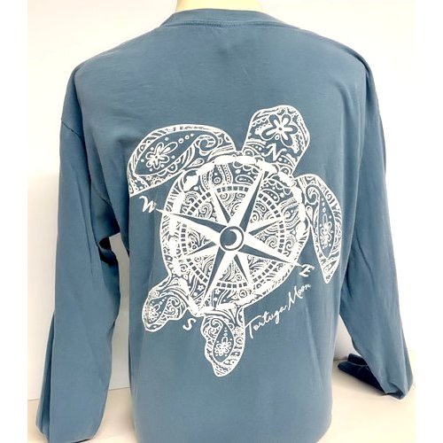 Southern Attitude Tortuga Moon Compass Turtle Comfort - Adult & Kids T-Shirts, Sweatshirts & Hoodies apparel design preview 1