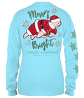 Simply Southern Turtle Tracker Santa - Adult & Kids T-Shirts, Sweatshirts & Hoodies apparel design preview 1