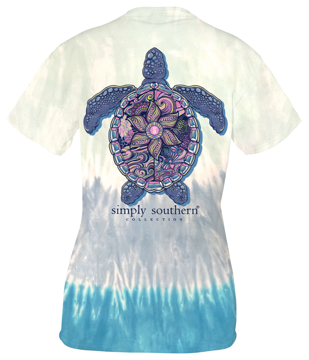 Simply Southern Turtle Tracker Mandala - Adult & Kids T-Shirts, Sweatshirts & Hoodies apparel design preview 1