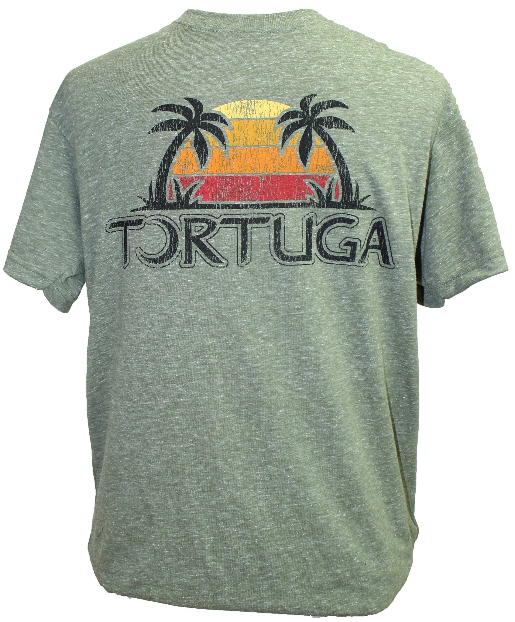Southern Attitude Tortuga Moon Sunset Palms Soft - Adult & Kids T-Shirts, Sweatshirts & Hoodies apparel design preview 2