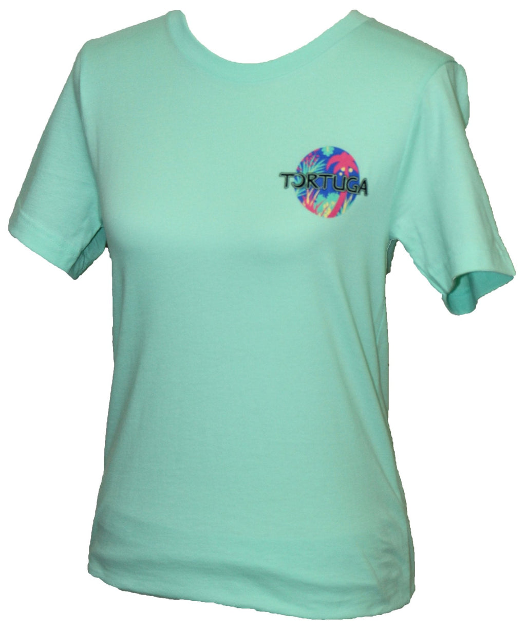 Southern Attitude Tortuga Moon Good Vibes Soft Canvas - Adult & Kids T-Shirts, Sweatshirts & Hoodies apparel design preview 2