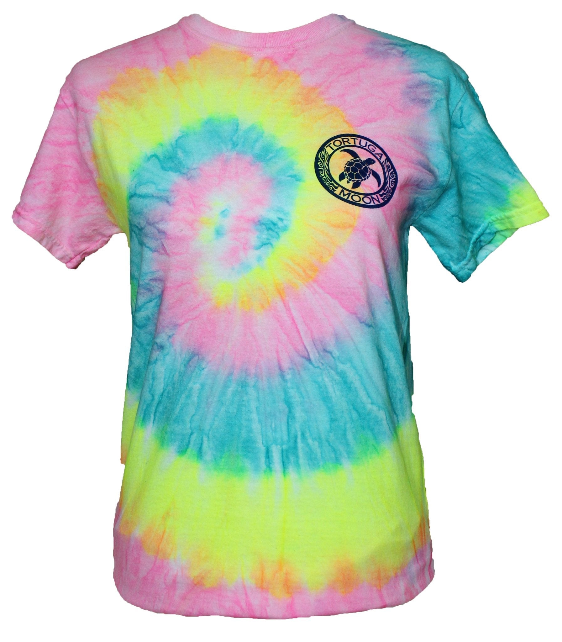 Southern Attitude Tortuga Moon Tribal Turtle Tie-dye - Adult & Kids T-Shirts, Sweatshirts & Hoodies apparel design preview 2