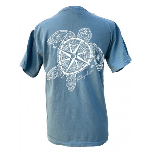 Southern Attitude Tortuga Moon Compass Turtle Comfort - Adult & Kids T-Shirts, Sweatshirts & Hoodies apparel design preview 2