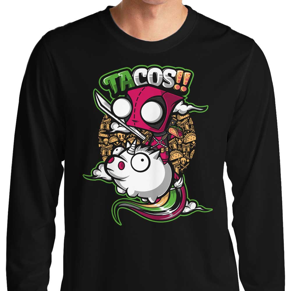 Tacos and Unicorns - Adult & Kids T-Shirts, Sweatshirts & Hoodies apparel design preview 1