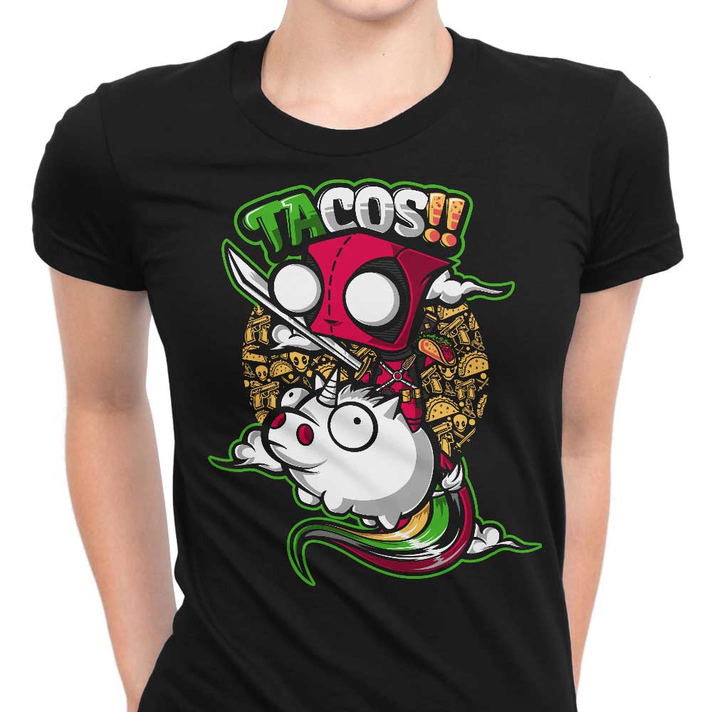 Tacos and Unicorns Women's Apparel - Adult & Kids T-Shirts, Sweatshirts & Hoodies apparel design preview 1