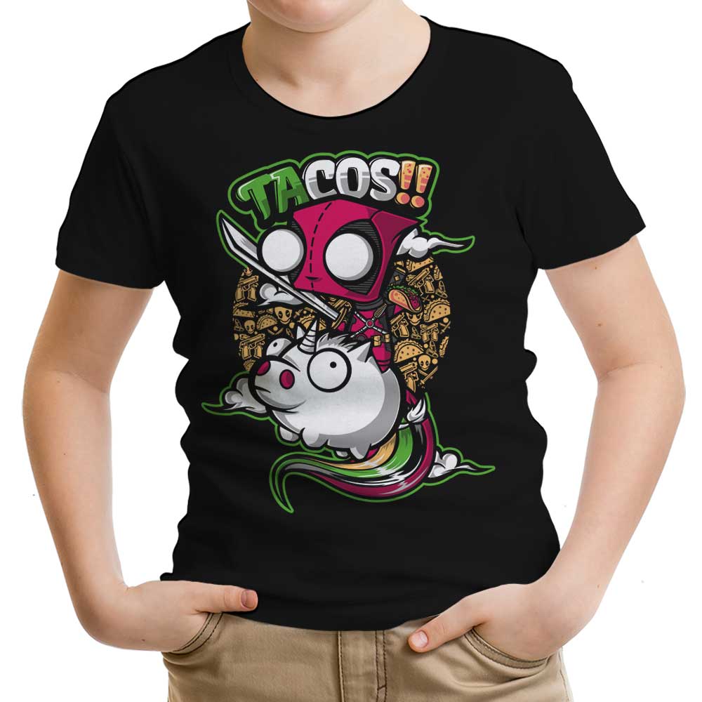 Tacos and Unicorns Youth Apparel - Adult & Kids T-Shirts, Sweatshirts & Hoodies apparel design preview 1