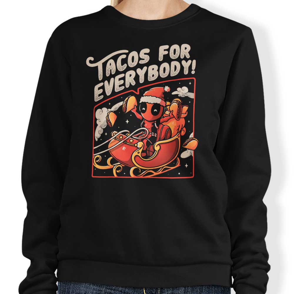 Tacos for Everybody - Adult & Kids T-Shirts, Sweatshirts & Hoodies apparel design preview 1