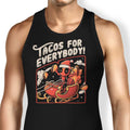 Tacos for Everybody Tank Top - Adult & Kids T-Shirts, Sweatshirts & Hoodies apparel design preview 1