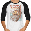 Takaiju 3/4 Sleeve Raglan - Adult & Kids T-Shirts, Sweatshirts & Hoodies apparel design preview 1