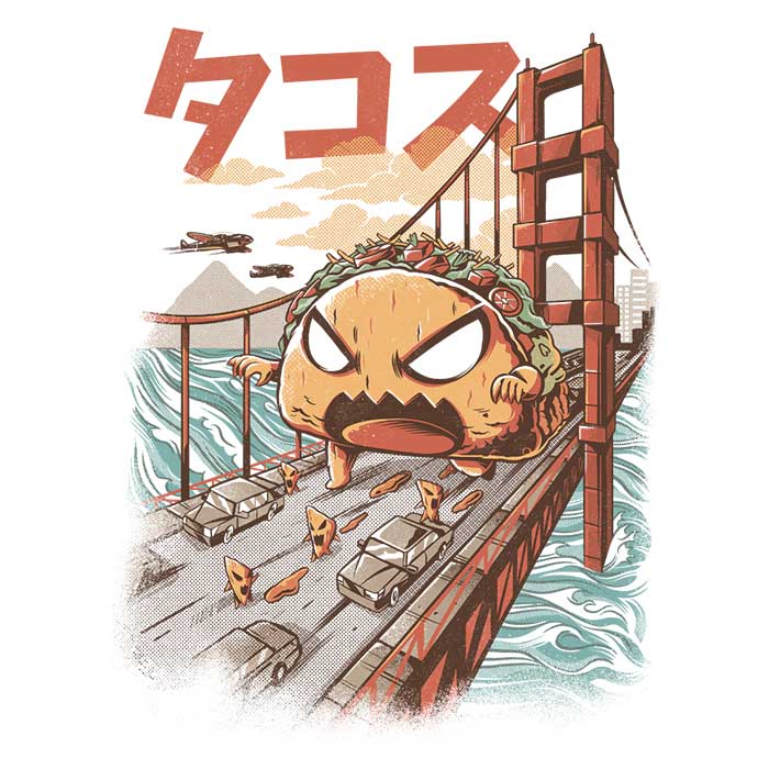 Takaiju Ringer - Adult & Kids T-Shirts, Sweatshirts & Hoodies apparel design preview 2