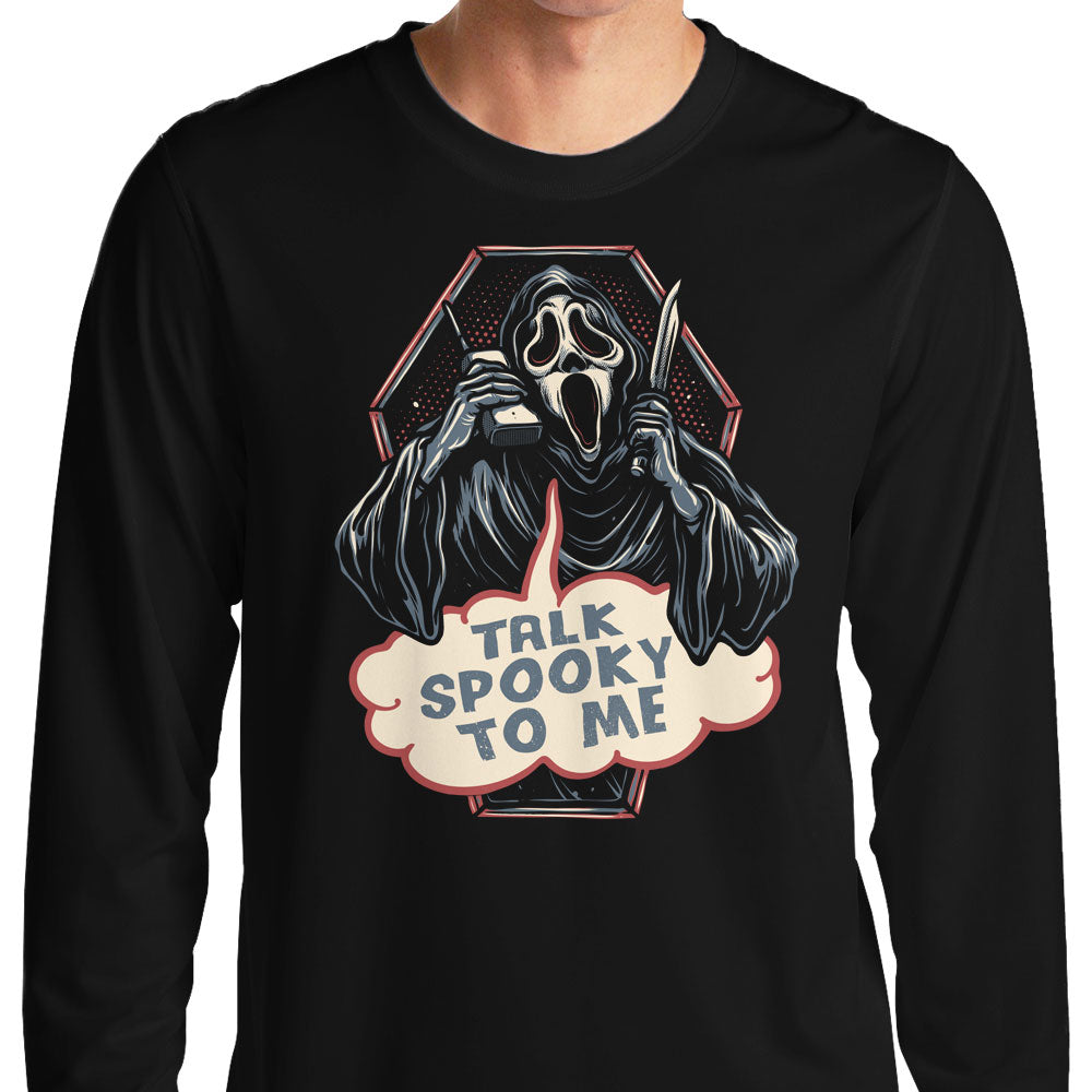 Talk Spooky to Me - Adult & Kids T-Shirts, Sweatshirts & Hoodies apparel design preview 1