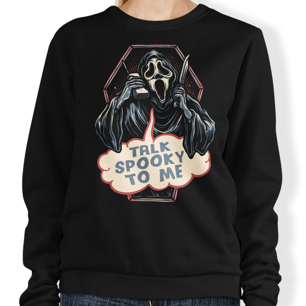 Talk Spooky to Me - Adult & Kids T-Shirts, Sweatshirts & Hoodies apparel design preview 1