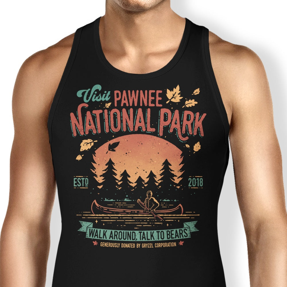 Talk to Bears Tank Top - Adult & Kids T-Shirts, Sweatshirts & Hoodies apparel design preview 1