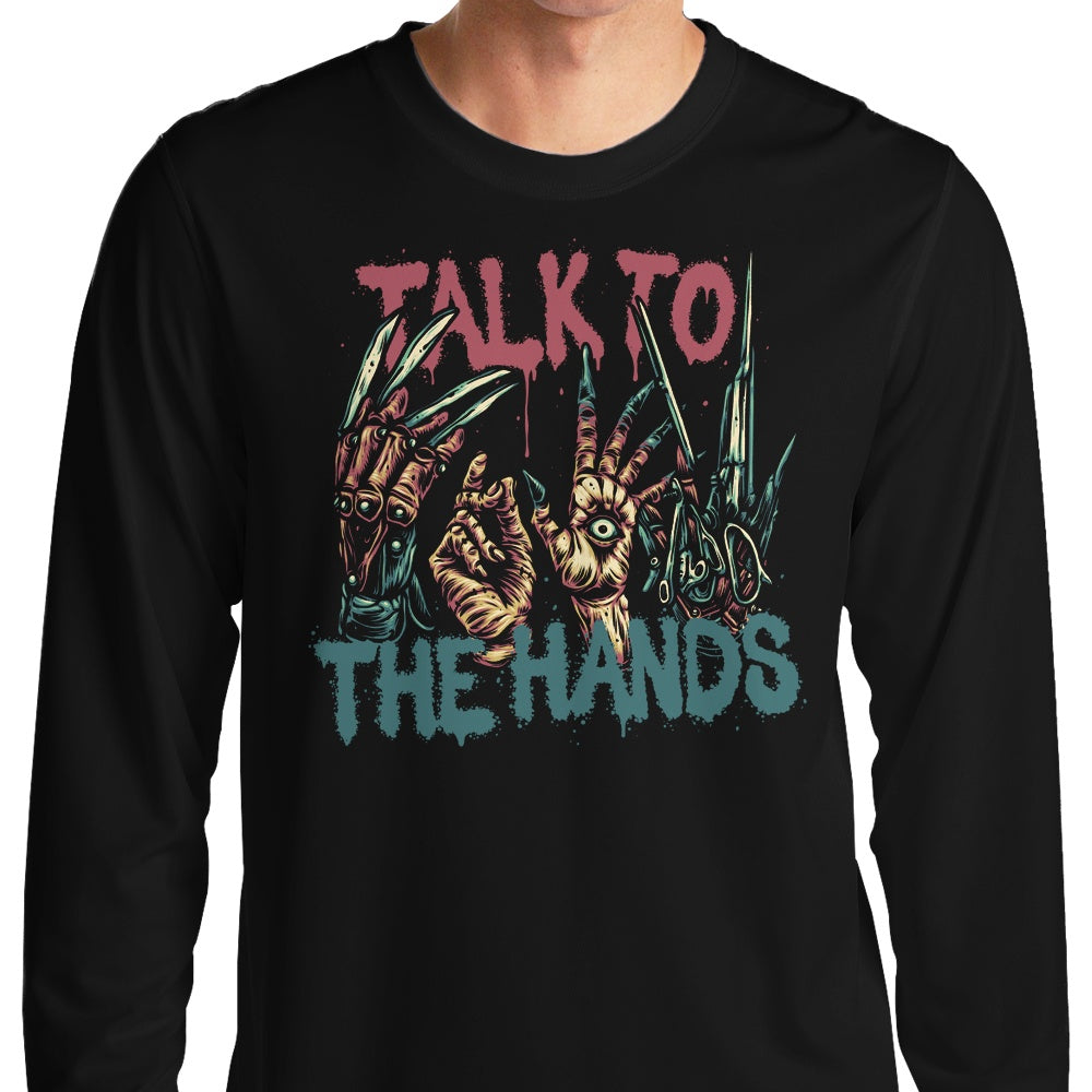 Talk to the Hands - Adult & Kids T-Shirts, Sweatshirts & Hoodies apparel design preview 1