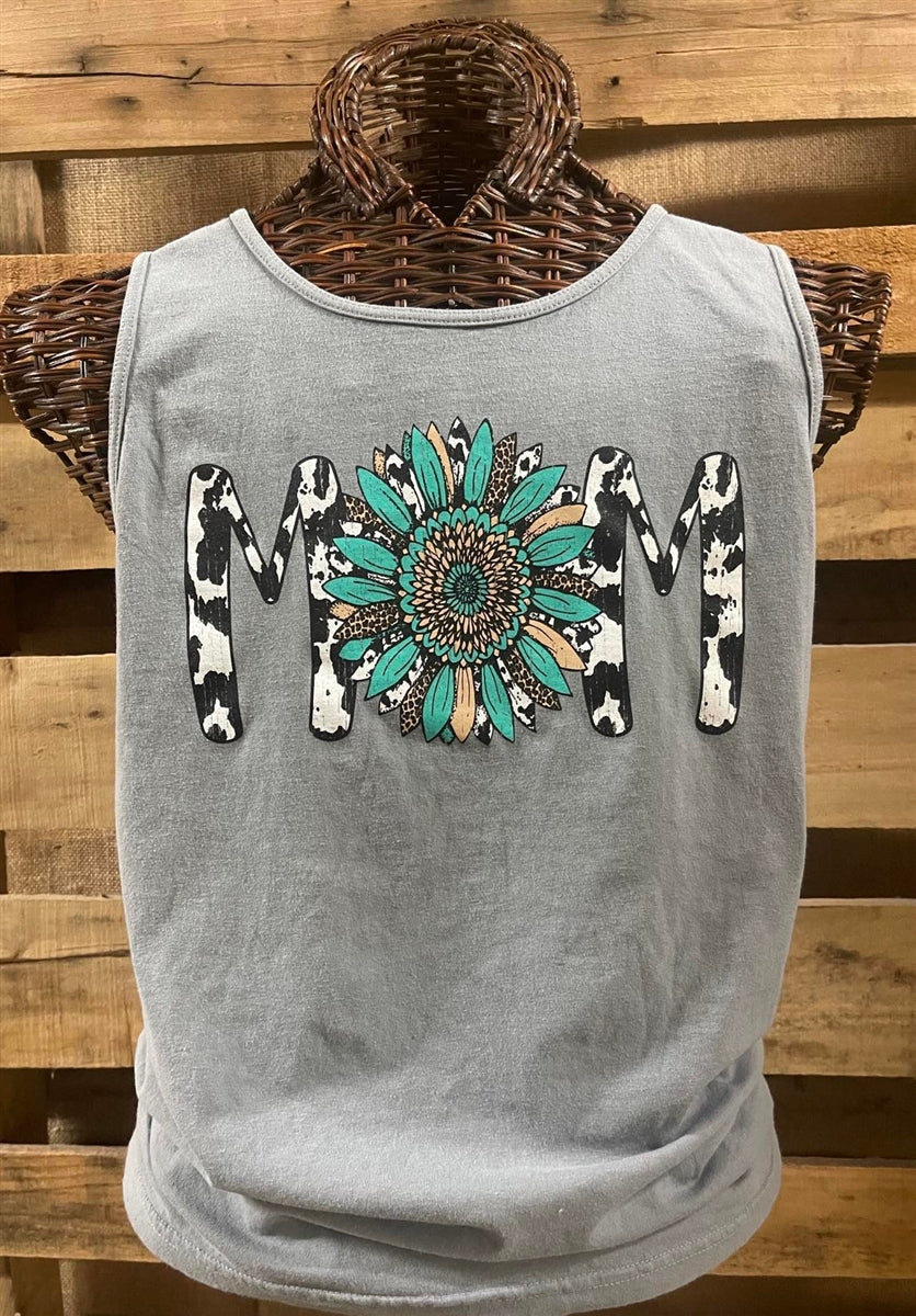 Southern Chics Mom Comfort Colors Tank Top - Adult & Kids T-Shirts, Sweatshirts & Hoodies apparel design preview 1