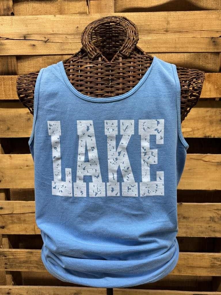 Southern Chics Lake Comfort Colors Tank Top - Adult & Kids T-Shirts, Sweatshirts & Hoodies apparel design preview 2