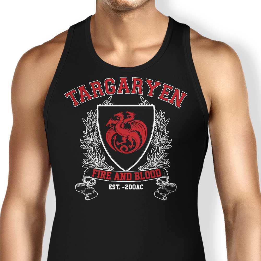 Targaryen University Tank Top - Adult & Kids T-Shirts, Sweatshirts & Hoodies apparel design preview 1