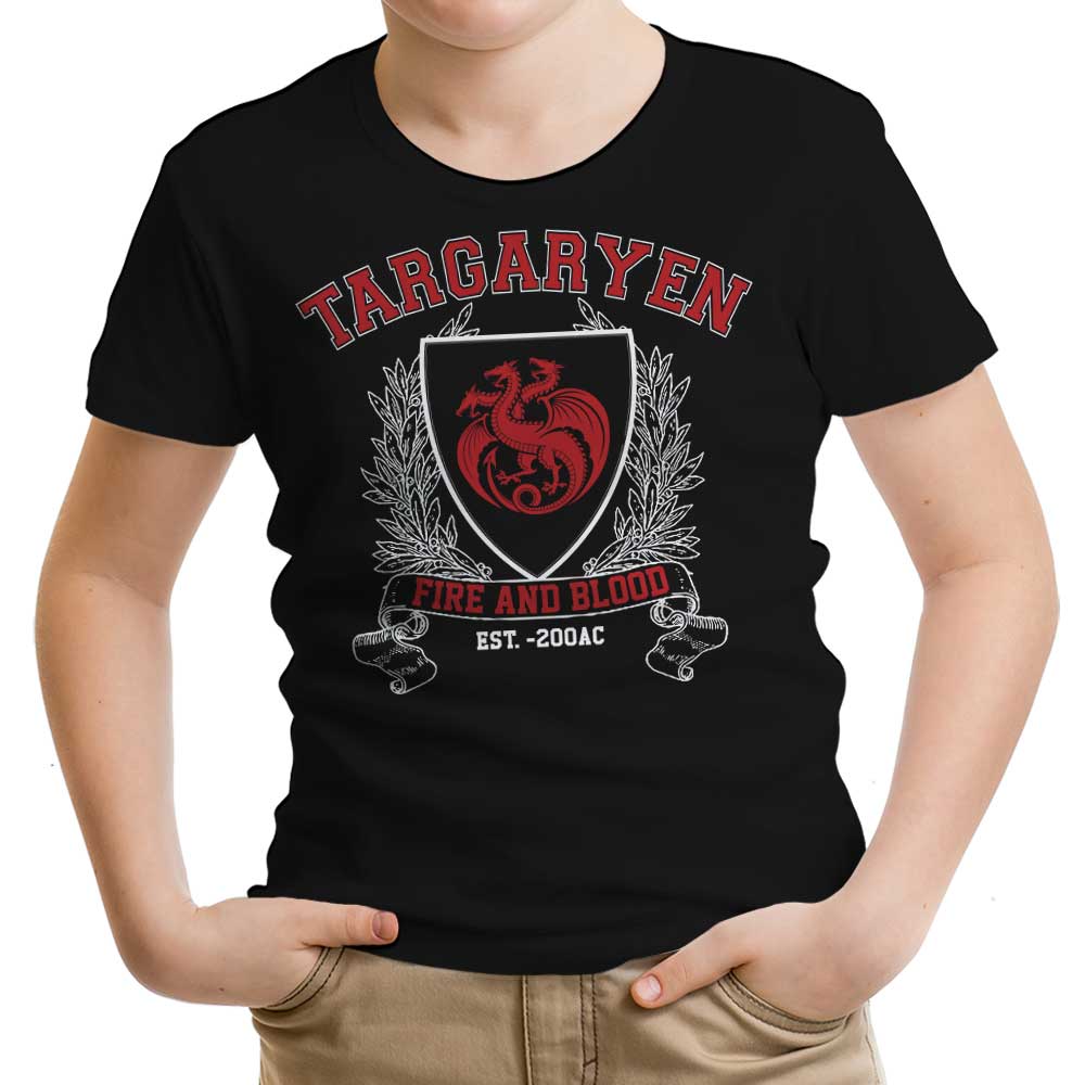 Targaryen University Youth Apparel - Adult & Kids T-Shirts, Sweatshirts & Hoodies apparel design preview 1