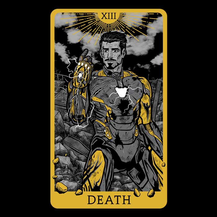 Tarot: Death Men's Apparel - Adult & Kids T-Shirts, Sweatshirts & Hoodies apparel design preview 2