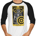 Tarot: Justice 3/4 Sleeve Raglan - Adult & Kids T-Shirts, Sweatshirts & Hoodies apparel design preview 1