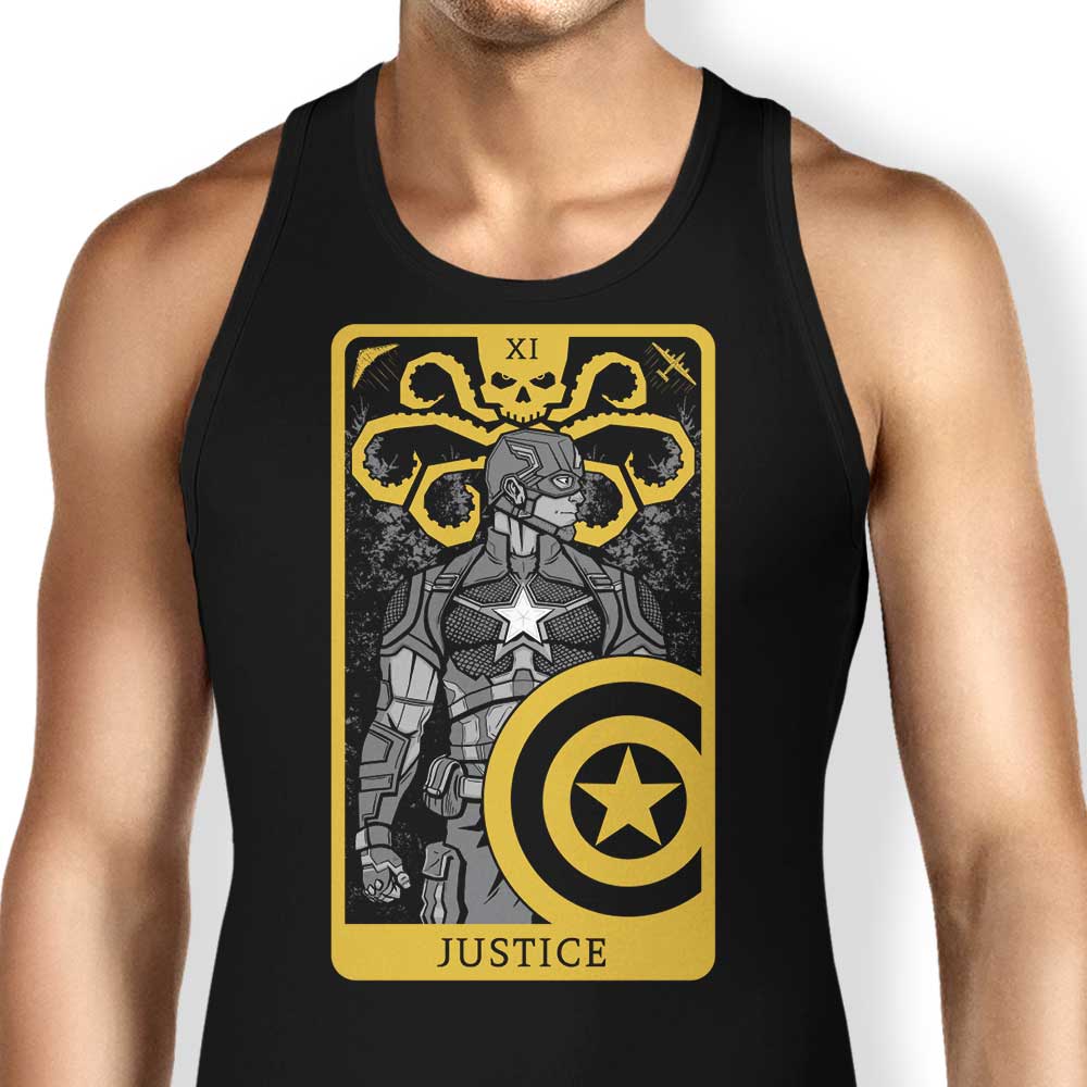 Tarot: Justice Tank Top - Adult & Kids T-Shirts, Sweatshirts & Hoodies apparel design preview 1