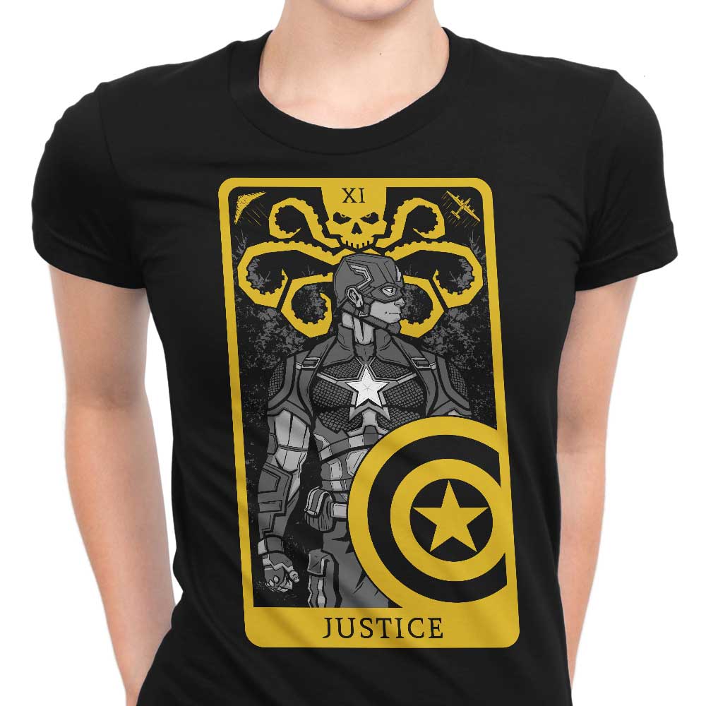 Tarot: Justice Women's Apparel - Adult & Kids T-Shirts, Sweatshirts & Hoodies apparel design preview 1