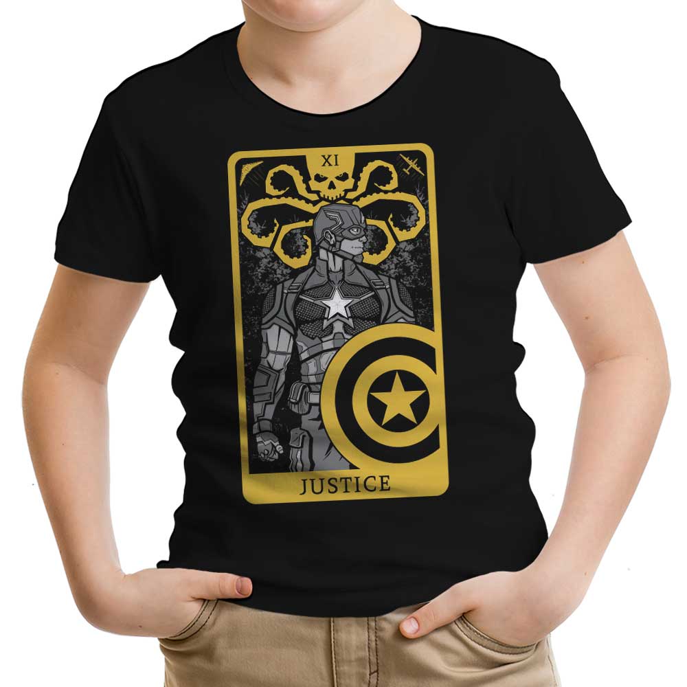 Tarot: Justice Youth Apparel - Adult & Kids T-Shirts, Sweatshirts & Hoodies apparel design preview 1