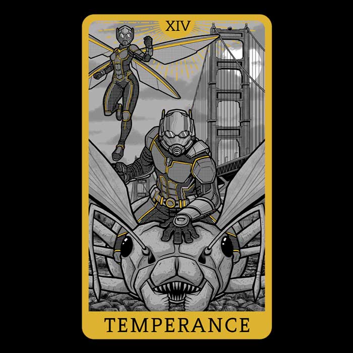 Tarot: Temperance Men's Apparel - Adult & Kids T-Shirts, Sweatshirts & Hoodies apparel design preview 2