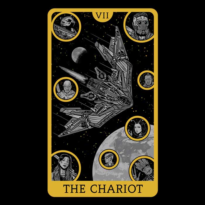 Tarot: The Chariot - Adult & Kids T-Shirts, Sweatshirts & Hoodies apparel design preview 2