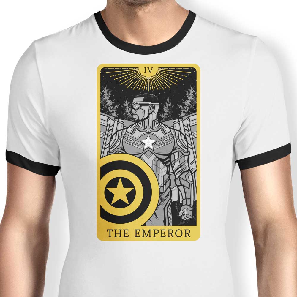 Tarot: The Emperor Ringer - Adult & Kids T-Shirts, Sweatshirts & Hoodies apparel design preview 1