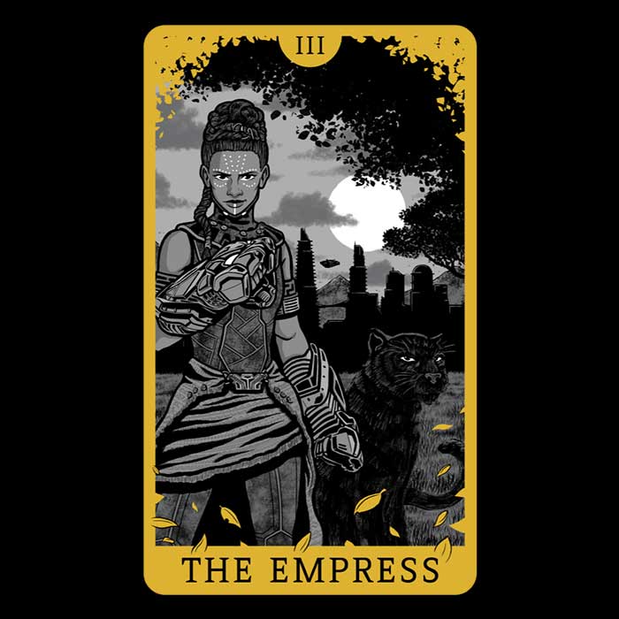 Tarot: The Empress Men's Apparel - Adult & Kids T-Shirts, Sweatshirts & Hoodies apparel design preview 2
