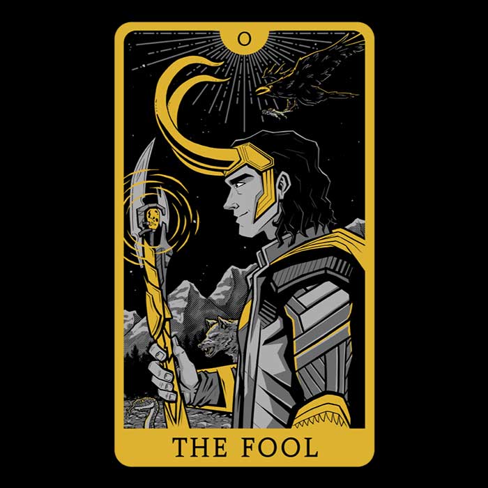Tarot: The Fool Men's Apparel - Adult & Kids T-Shirts, Sweatshirts & Hoodies apparel design preview 2