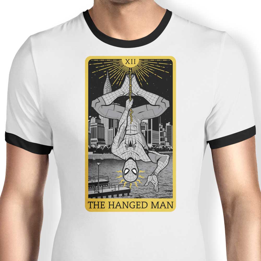 Tarot: The Hanged Man Ringer - Adult & Kids T-Shirts, Sweatshirts & Hoodies apparel design preview 1
